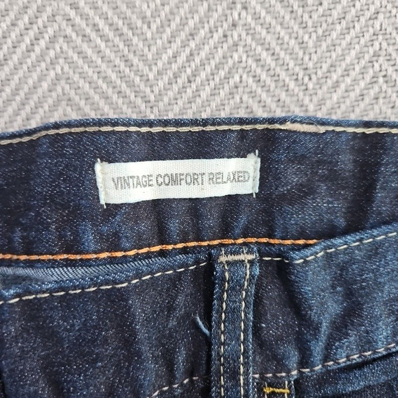 Weatherproof Men's Jeans Vintage 48x30 Dark Wash Comfort Relaxed Cotton Spandex - Picture 11 of 16